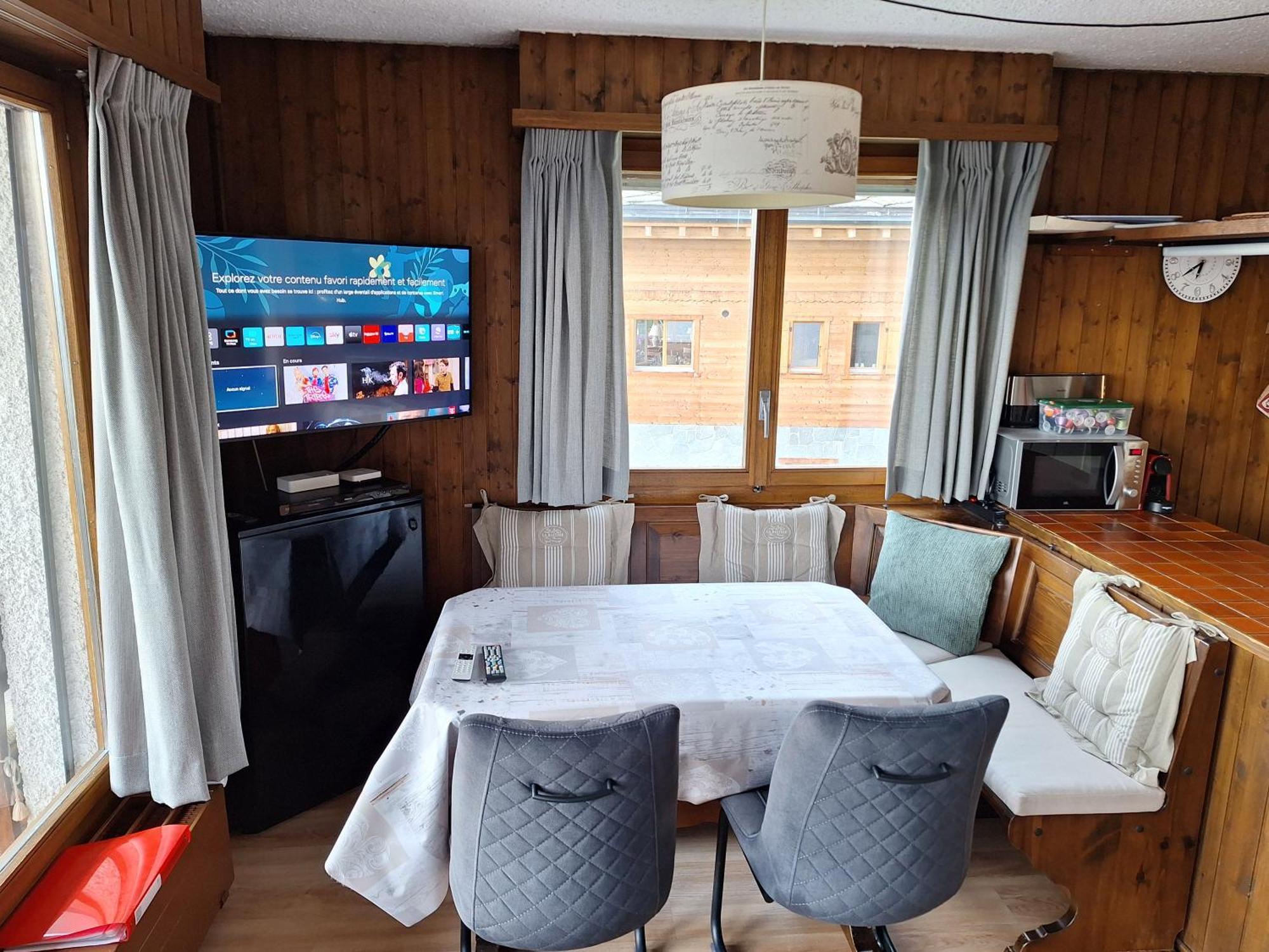 Les Collons1800- Bel Appart 2Pieces-4 Pers-Piscine-Sauna-Parking Int-Wifi Gratuit Vex Dış mekan fotoğraf