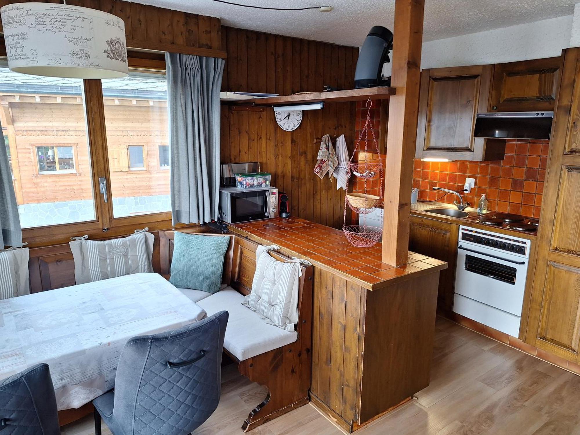 Les Collons1800- Bel Appart 2Pieces-4 Pers-Piscine-Sauna-Parking Int-Wifi Gratuit Vex Dış mekan fotoğraf